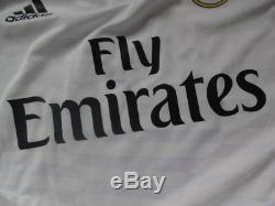 Real Madrid #4 Ramos 100% Authentic Player Issue adizero Jersey 2014/15 Home Kit