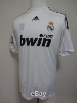 Real Madrid #4 Sergio Ramos 100% Original Jersey Shirt 2009-10 Home M BNWT Rare