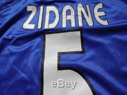 Real Madrid #5 Zidane 100% Original Jersey Shirt 2004/05 Away L NWT NEW Rare