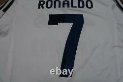 Real Madrid #7 Cristiano Ronaldo 100% Original Jersey Shirt 2012/2013 Home M NEW