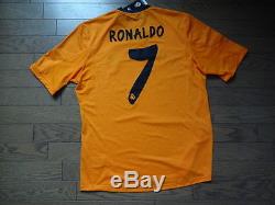 Real Madrid #7 Cristiano Ronaldo 100% Original Jersey Shirt 2013/14 Third L BNWT