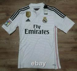 Real Madrid #7 Cristiano Ronaldo 100% Original Jersey Shirt 2014/2015 Home S NEW