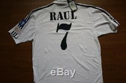 Real Madrid #7 Raul 100% Original Centenary Jersey XL 2002/2003 Home BNWT 3169
