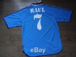 Real Madrid #7 Raul 100% Original Jersey 1999/2000 3rd Third M Still NWT Rare
