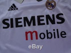 Real Madrid #7 Raul 100% Original Jersey Shirt 2004/05 Home M NWT NEW Rare
