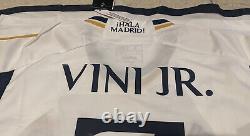 Real Madrid #7 Vini Jr. 23/24 Home Authentic Jersey 2023/24 Men's Large