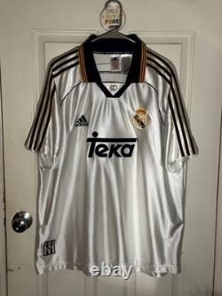 Real Madrid 99/00 Home Men's Jersey Size XL