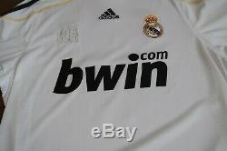 Real Madrid #9 Ronaldo 100% Original Jersey Shirt 2009/10 Home M NWT NEW 2494