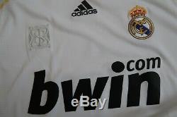 Real Madrid #9 Ronaldo 100% Original Jersey Shirt 2009/10 Home M NWT NEW 2494