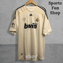 Real Madrid #9 Ronaldo 2009/2010 home Sz XL Adidas shirt jersey football soccer