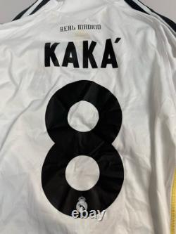 Real Madrid ADIDAS Kaka #8 Shirt Mens White 2009/10 Home Soccer Jersey