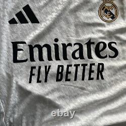 Real Madrid AUTHENTIC PLAYER ISSUE 24/25 Home Kit Kylian Mbappe Men Sz L
