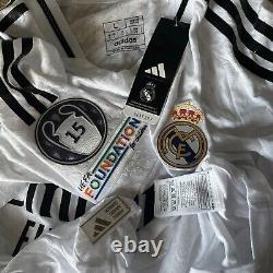 Real Madrid AUTHENTIC PLAYER ISSUE 24/25 Home Kit Kylian Mbappe Men Sz L