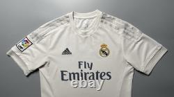 Real Madrid Adidas 2015/2016 Football Home Jersey #7 Ronaldo Size M S12652