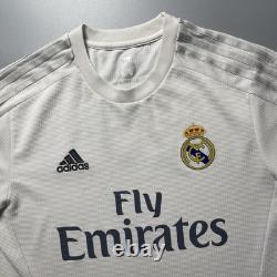 Real Madrid Adidas 2015/2016 Football Home Jersey #7 Ronaldo Size M S12652