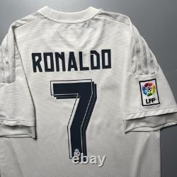 Real Madrid Adidas 2015/2016 Football Home Jersey #7 Ronaldo Size M S12652