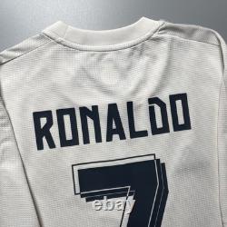 Real Madrid Adidas 2015/2016 Football Home Jersey #7 Ronaldo Size M S12652
