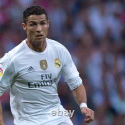Real Madrid Adidas 2015/2016 Football Home Jersey #7 Ronaldo Size M S12652