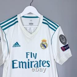 Real Madrid Adidas 2017/2018 Football Home Jersey #7 Ronaldo Az8059