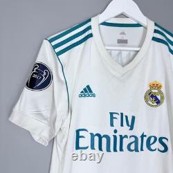Real Madrid Adidas 2017/2018 Football Home Jersey #7 Ronaldo Az8059