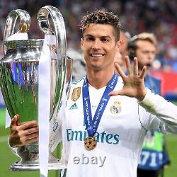 Real Madrid Adidas 2017/2018 Football Home Jersey #7 Ronaldo Size L Az8059