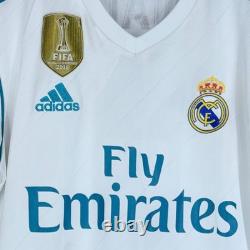 Real Madrid Adidas 2017/2018 Football Home Shirt Jersey #7 Ronaldo B31109