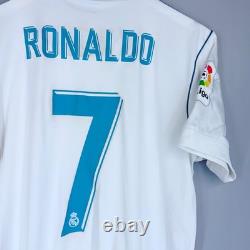Real Madrid Adidas 2017/2018 Football Home Shirt Jersey #7 Ronaldo B31109