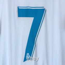 Real Madrid Adidas 2017/2018 Football Home Shirt Jersey #7 Ronaldo B31109