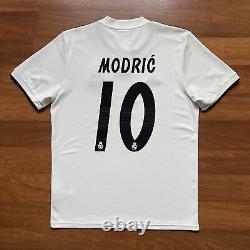 Real Madrid Adidas 2018/2019 Football Home Jersey #10 Modric Size M Dh3372