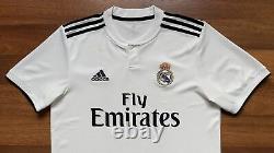 Real Madrid Adidas 2018/2019 Football Home Jersey #10 Modric Size M Dh3372
