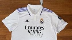 Real Madrid Adidas 2022/2023 Football Home Jersey #9 Benzema Size XL Hf0291