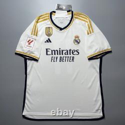 Real Madrid Adidas 2023/2024 Football Home Jersey #11 Rodrygo Size XL Hr3796