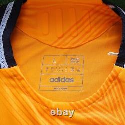 Real Madrid Adidas 24/25 Long Sleeve Authentic (Crew Orange) Away Jersey IT5194