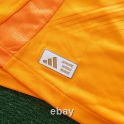 Real Madrid Adidas 24/25 Long Sleeve Authentic (Crew Orange) Away Jersey IT5194