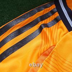 Real Madrid Adidas 24/25 Long Sleeve Authentic (Crew Orange) Away Jersey IT5194