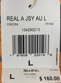 Real Madrid Adidas 24/25 Long Sleeve Authentic Orange Away Jersey IT5194 Size L