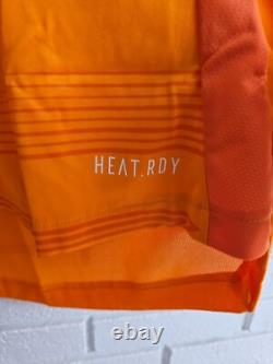 Real Madrid Adidas 24/25 Long Sleeve Authentic SZ 3XL Orange Away Jersey IT5194