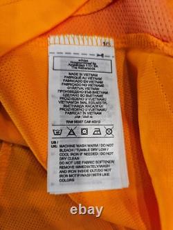 Real Madrid Adidas 24/25 Long Sleeve Authentic SZ 3XL Orange Away Jersey IT5194