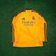 Real Madrid Adidas 24/25 Long Sleeve Official (Crew Orange) Away Jersey IT5189