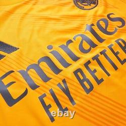 Real Madrid Adidas 24/25 Long Sleeve Official (Crew Orange) Away Jersey IT5189