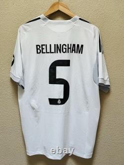 Real Madrid Adidas Home Jersey Bellingham Player Slim Fit Jersey Mens Size 2XL