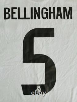Real Madrid Adidas Home Jersey Bellingham Player Slim Fit Jersey Mens Size 2XL