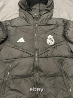Real Madrid Adidas Puffer Jacket Black