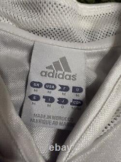 Real Madrid Adidas White Soccer Futbol Jersey Siemens Mobile Men Mediu 2004 2005