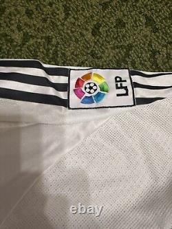 Real Madrid Adidas White Soccer Futbol Jersey Siemens Mobile Men Mediu 2004 2005