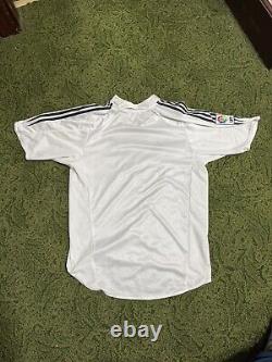 Real Madrid Adidas White Soccer Futbol Jersey Siemens Mobile Men Mediu 2004 2005