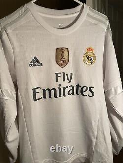Real Madrid Authentic Home Jersey 2015-2016 Luka Modric #19