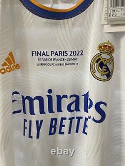 Real Madrid Authentic XL Player Issue Heat Ready Benzema Shirt Jersey