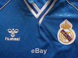 Real Madrid Away Football Shirt Jersey (XL) 1987-1989 Original