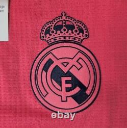 Real Madrid Away Jersey 2020/2021 Long Sleeve Authentic Pink Adidas M-2XL New